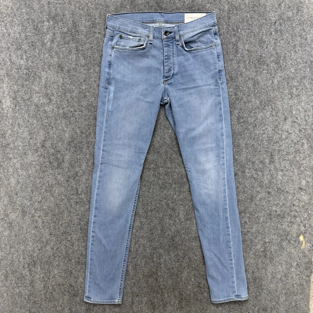 Rag and Bone fit 1 Extra Slim jeans distressed Buttonfly Mens size size 32 32x32